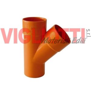 Raccordi in PVC deviazione 45°
