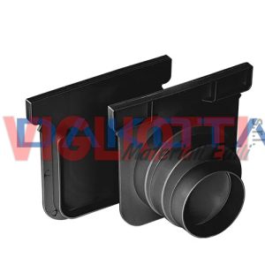 Coppia 2 tappi Pegasus Plus 130x120 nero