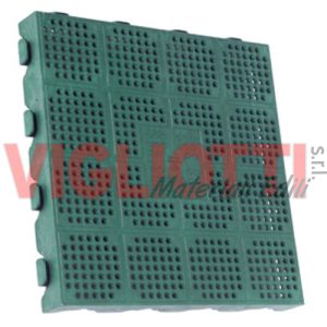 Pavimento PVC CM. 40x40 Verde