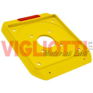 Basetta incavo quadro con catarifrangente